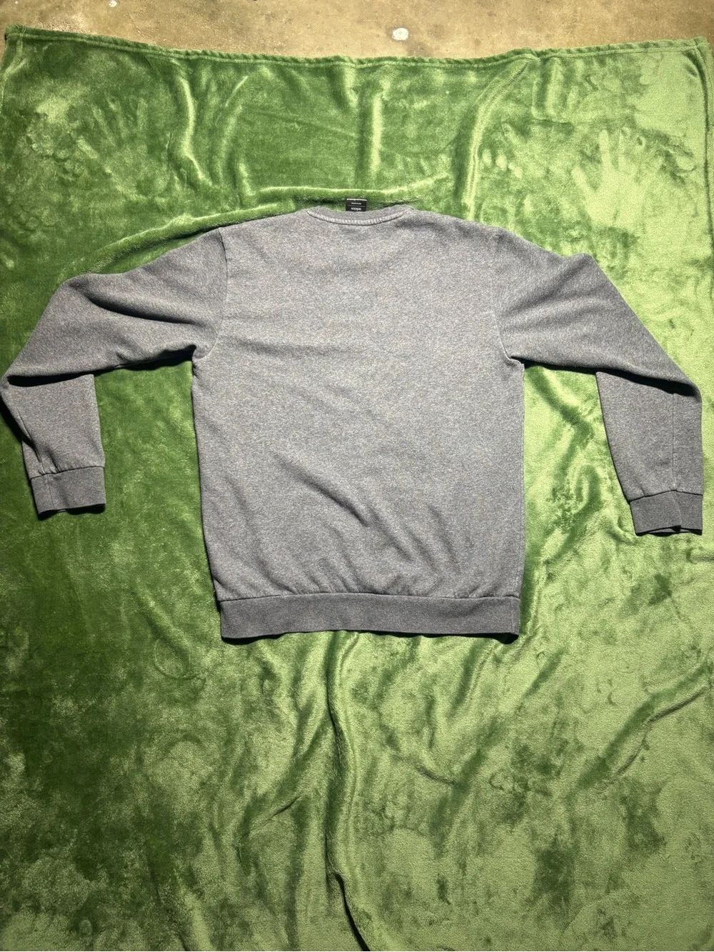 adidas Men's Heather Gray Crewneck Sweatshirt